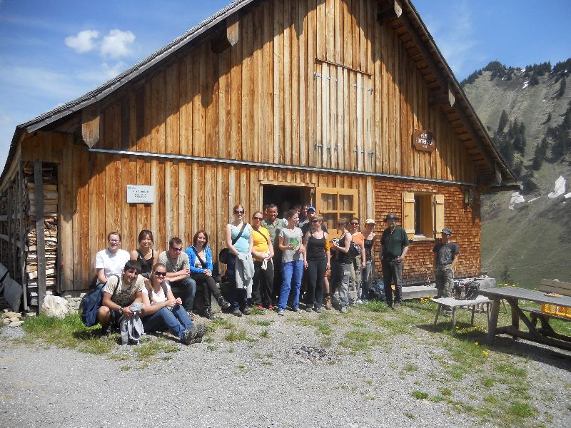 Arbeitsleistung Hinterjoch mit Schler/innen HTL